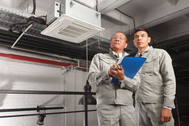 アフターメンテナンスの様子