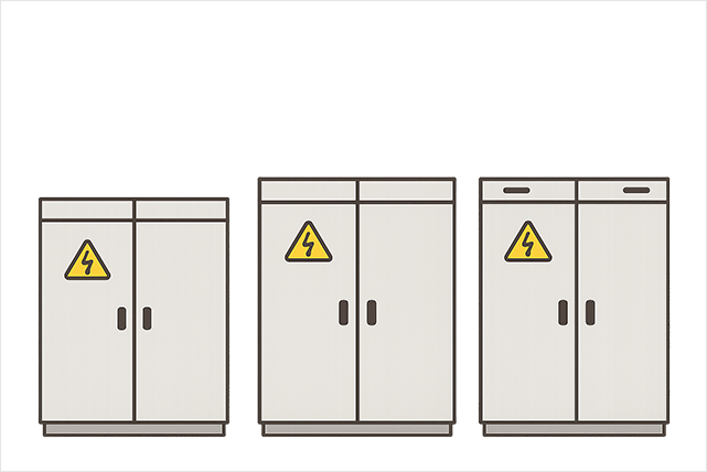 キュービクルが増えている